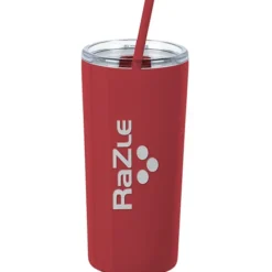 Refresh Baylos Vacuum Tumbler with Straw - 20 oz - Laser Engraved