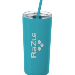 Refresh Baylos Vacuum Tumbler with Straw - 20 oz - Laser Engraved
