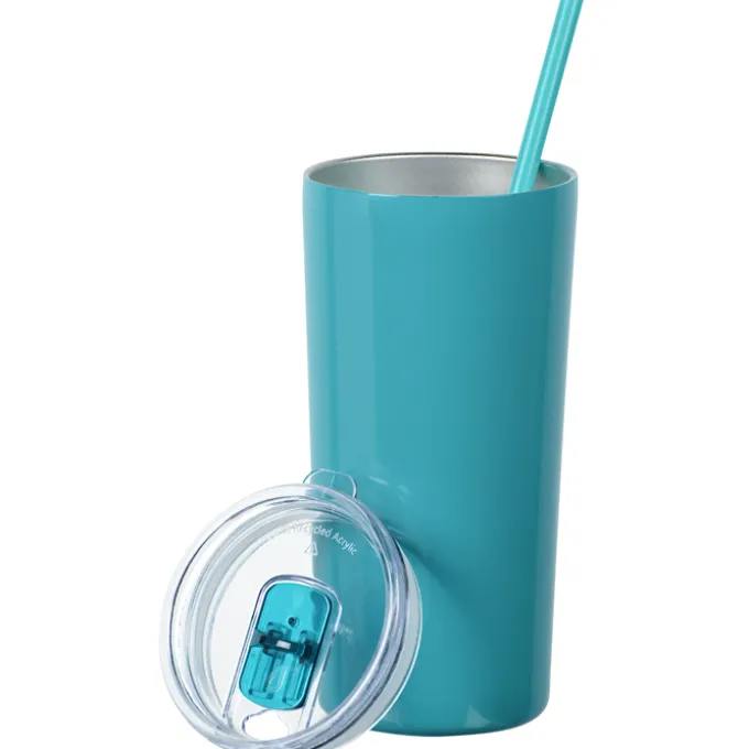 Refresh Baylos Vacuum Tumbler with Straw - 20 oz - Laser Engraved