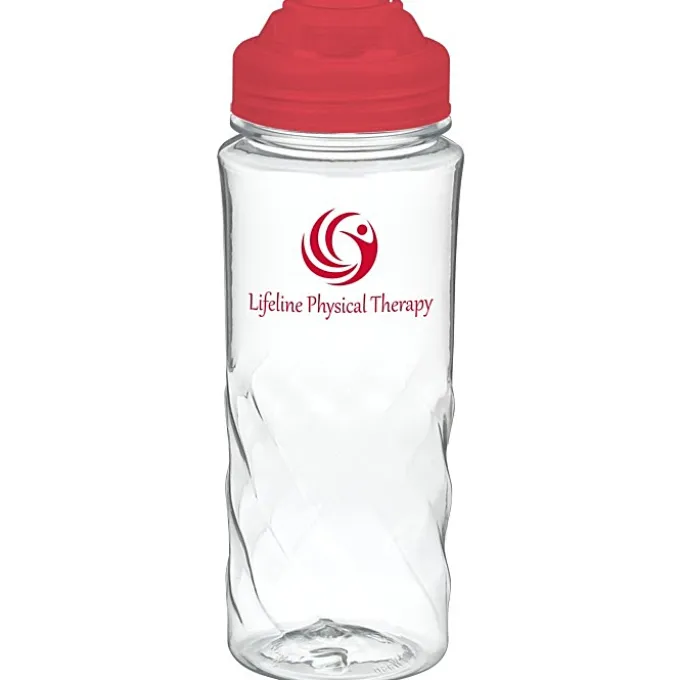 Refresh Captivate Water Bottle with Flip Lid - 20 oz - Clear