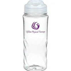 Refresh Captivate Water Bottle with Flip Lid - 20 oz - Clear