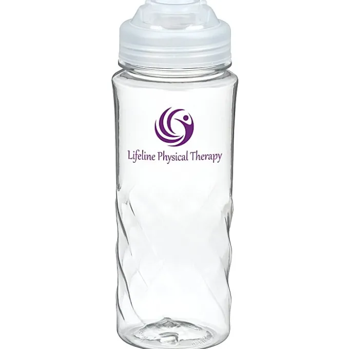Refresh Captivate Water Bottle with Flip Lid - 20 oz - Clear