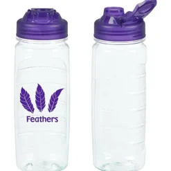 Refresh Clutch Water Bottle with Flip Lid - 20 oz - Clear
