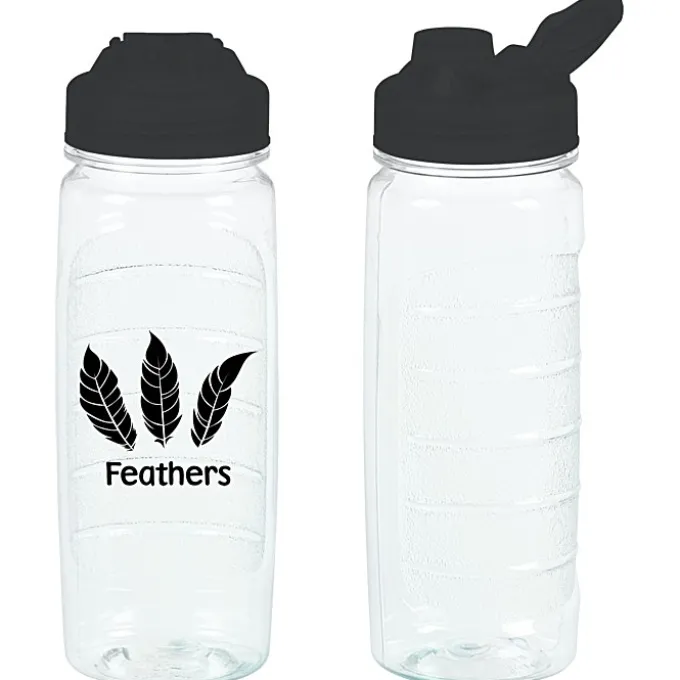 Refresh Clutch Water Bottle with Flip Lid - 20 oz - Clear