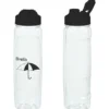 Refresh Clutch Water Bottle with Flip Lid - 28 oz - Clear