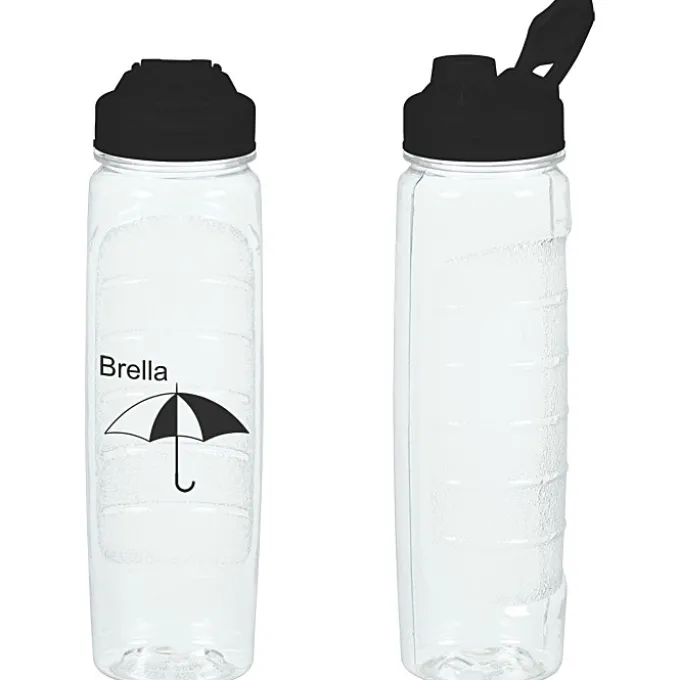 Refresh Clutch Water Bottle with Flip Lid - 28 oz - Clear