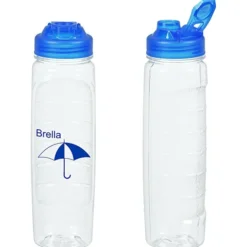Refresh Clutch Water Bottle with Flip Lid - 28 oz - Clear