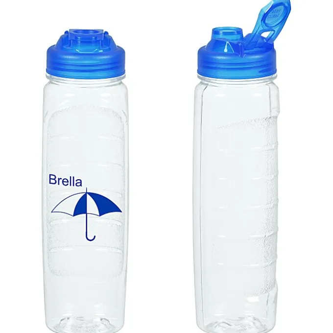 Refresh Clutch Water Bottle with Flip Lid - 28 oz - Clear