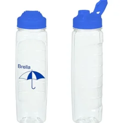 Refresh Clutch Water Bottle with Flip Lid - 28 oz - Clear