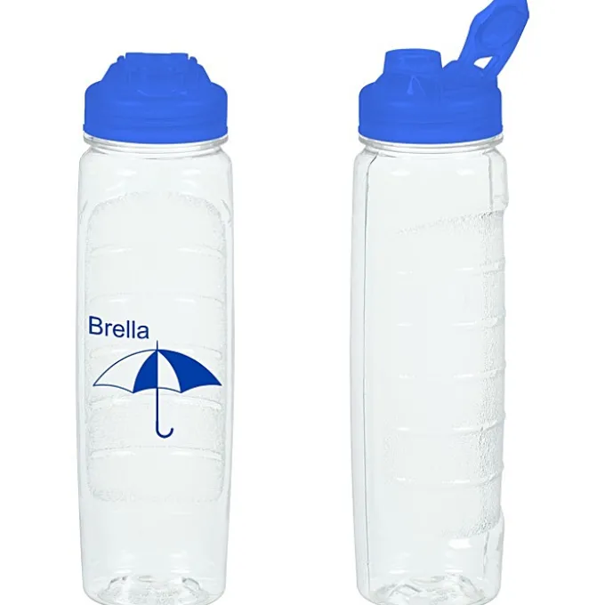 Refresh Clutch Water Bottle with Flip Lid - 28 oz - Clear