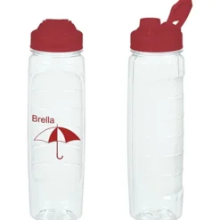 Refresh Clutch Water Bottle with Flip Lid - 28 oz - Clear
