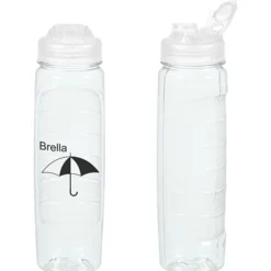 Refresh Clutch Water Bottle with Flip Lid - 28 oz - Clear