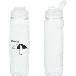 Refresh Clutch Water Bottle with Flip Lid - 28 oz - Clear