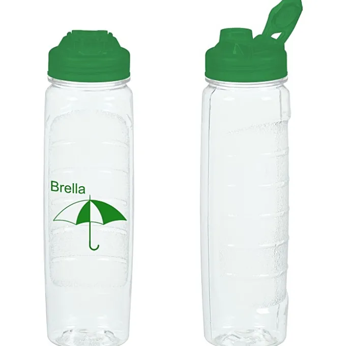 Refresh Clutch Water Bottle with Flip Lid - 28 oz - Clear
