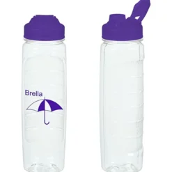 Refresh Clutch Water Bottle with Flip Lid - 28 oz - Clear