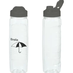Refresh Clutch Water Bottle with Flip Lid - 28 oz - Clear