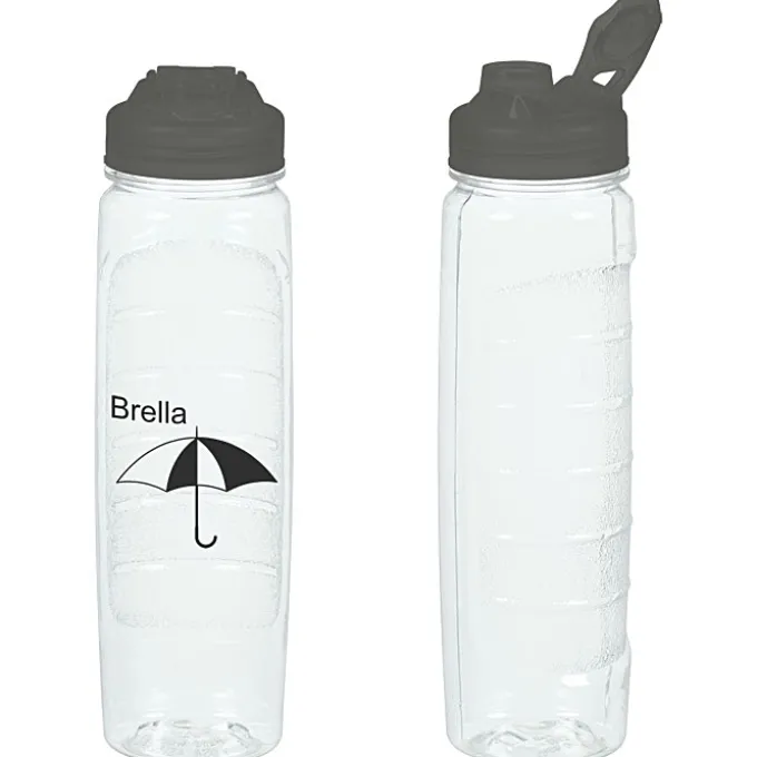Refresh Clutch Water Bottle with Flip Lid - 28 oz - Clear