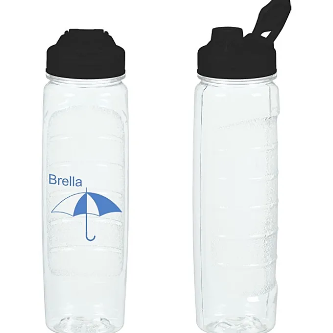 Refresh Clutch Water Bottle with Flip Lid - 28 oz - Clear - 24 hr