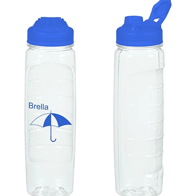 Refresh Clutch Water Bottle with Flip Lid - 28 oz - Clear - 24 hr