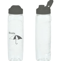 Refresh Clutch Water Bottle with Flip Lid - 28 oz - Clear - 24 hr
