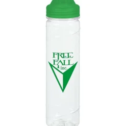 Refresh Cyclone Water Bottle with Flip Lid - 24 oz - Clear