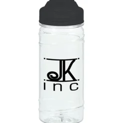 Refresh Cyclone Water Bottle with Flip Lid - 16 oz - Clear - 24 hr