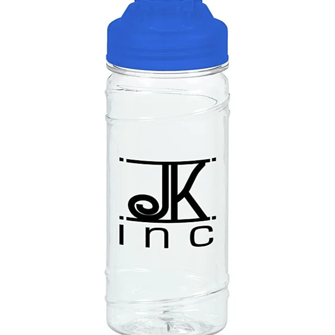 Refresh Cyclone Water Bottle with Flip Lid - 16 oz - Clear - 24 hr