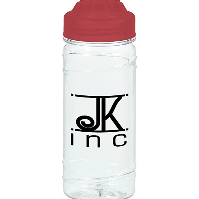 Refresh Cyclone Water Bottle with Flip Lid - 16 oz - Clear - 24 hr