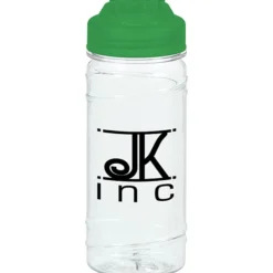 Refresh Cyclone Water Bottle with Flip Lid - 16 oz - Clear - 24 hr