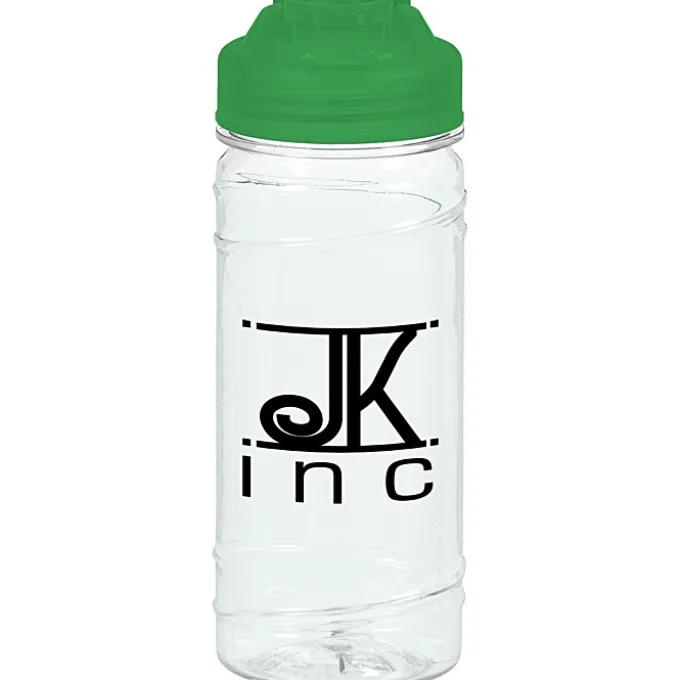 Refresh Cyclone Water Bottle with Flip Lid - 16 oz - Clear - 24 hr