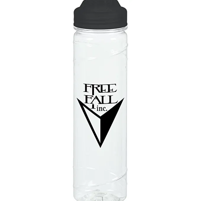 Refresh Cyclone Water Bottle with Flip Lid - 24 oz - Clear - 24 hr