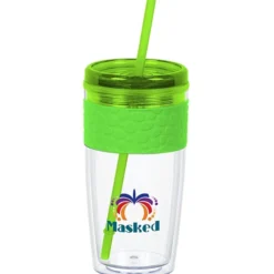Refresh Pebble Tumbler with Straw - 16 oz - Full Color
