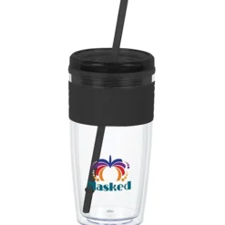 Refresh Pebble Tumbler with Straw - 16 oz - Full Color