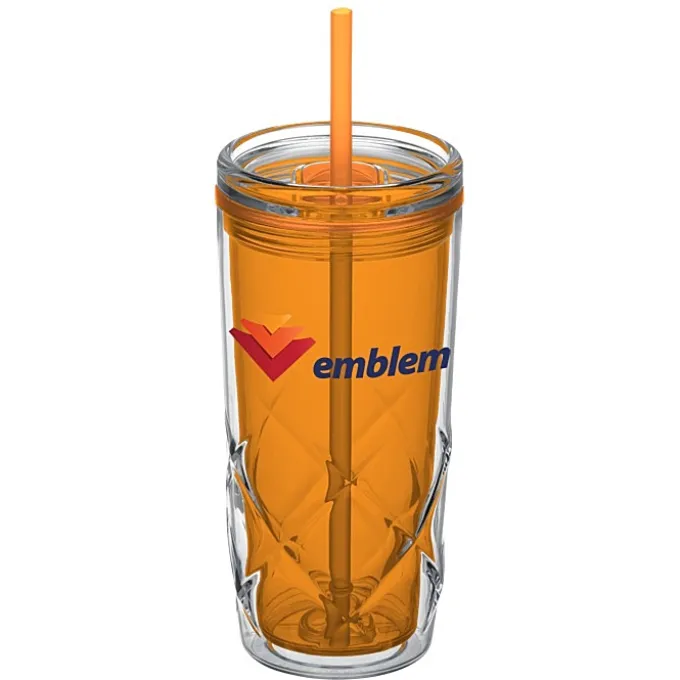 Refresh Simplex Tumbler with Straw - 16 oz - Full Color
