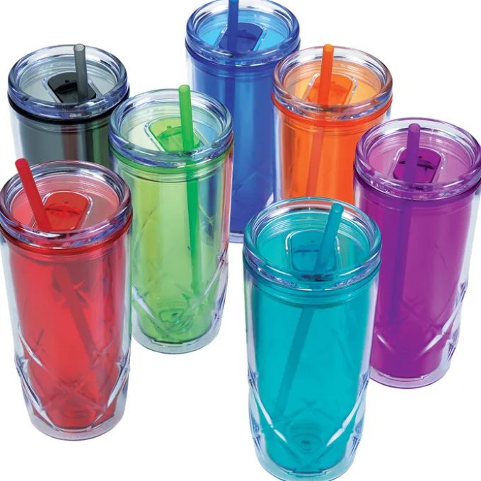 Refresh Simplex Tumbler with Straw - 16 oz - Full Color