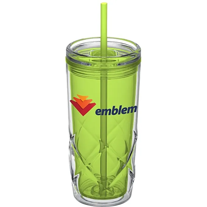 Refresh Simplex Tumbler with Straw - 16 oz - Full Color