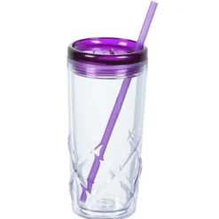 Refresh Simplex Tumbler with Straw - 16 oz - Clear - Full Color