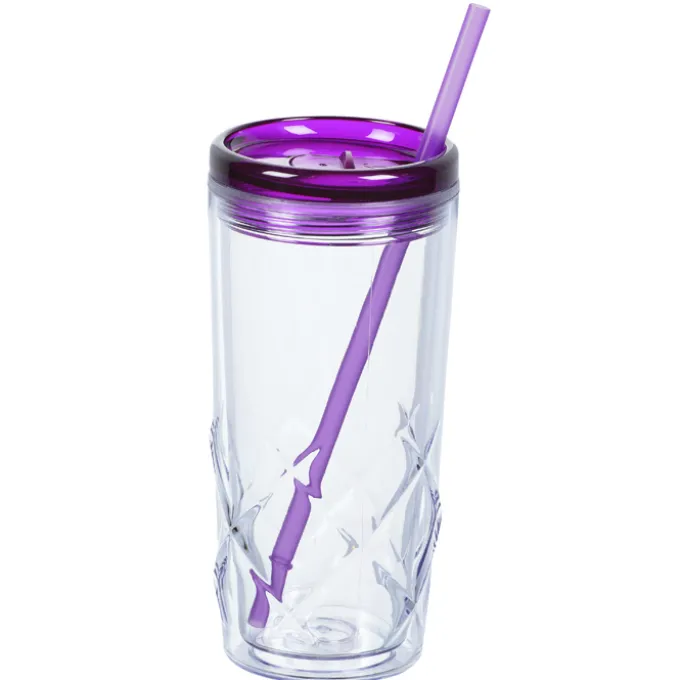 Refresh Simplex Tumbler with Straw - 16 oz - Clear - Full Color