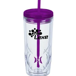 Refresh Simplex Tumbler with Straw - 16 oz - Clear