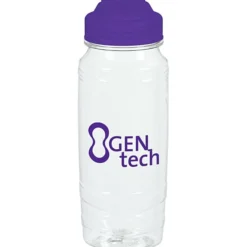 Refresh Surge Water Bottle with Flip Lid - 24 oz - Clear