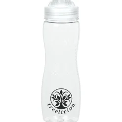 Refresh Zenith Water Bottle with Flip Lid - 24 oz - Clear