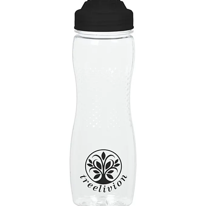 Refresh Zenith Water Bottle with Flip Lid - 24 oz - Clear