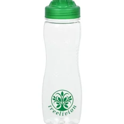 Refresh Zenith Water Bottle with Flip Lid - 24 oz - Clear