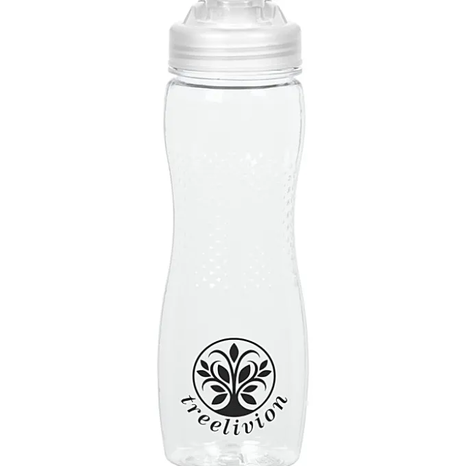 Refresh Zenith Water Bottle with Flip Lid - 24 oz - Clear