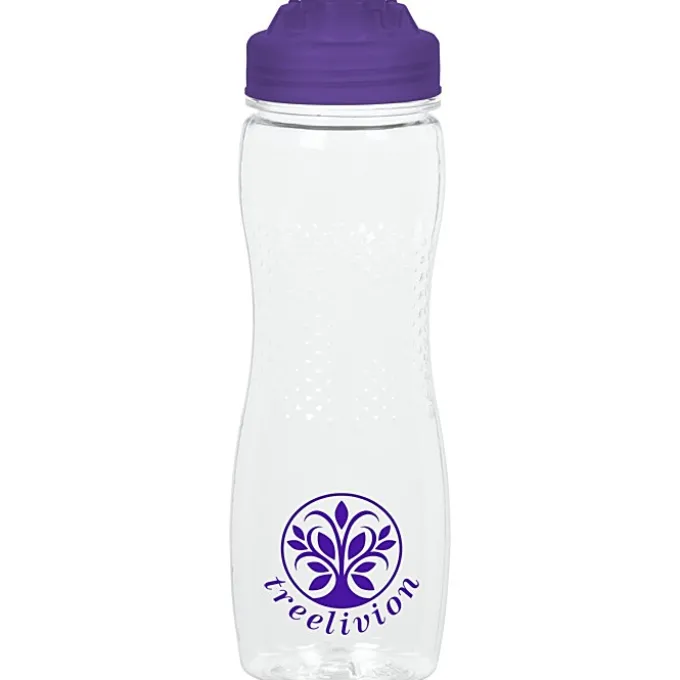 Refresh Zenith Water Bottle with Flip Lid - 24 oz - Clear