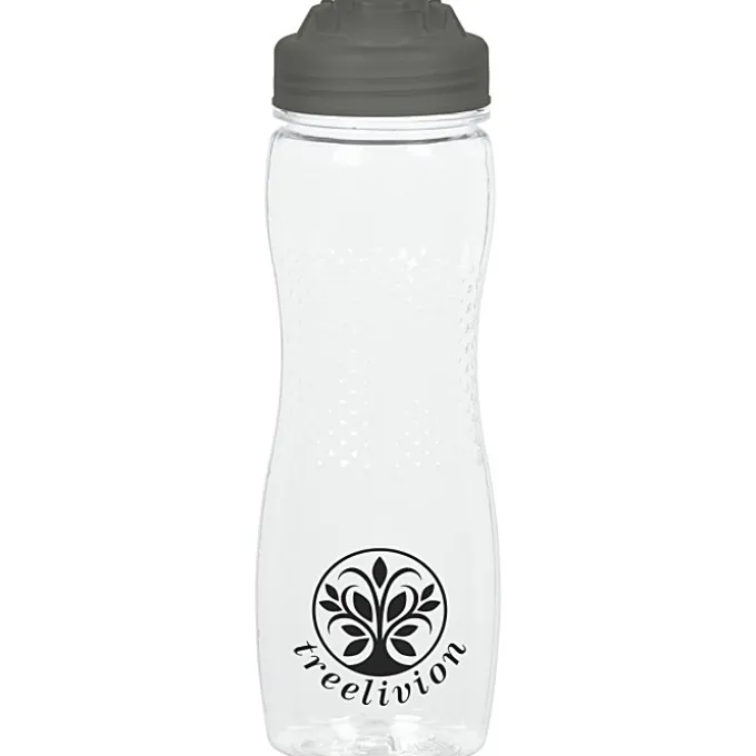 Refresh Zenith Water Bottle with Flip Lid - 24 oz - Clear