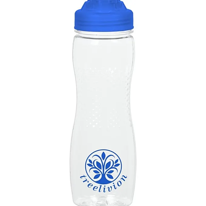 Refresh Zenith Water Bottle with Flip Lid - 24 oz - Clear