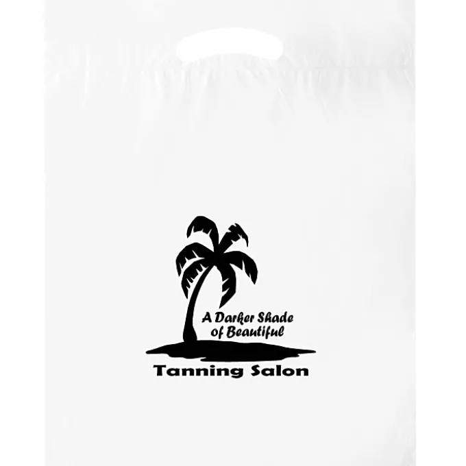 Reinforced Handle Plastic Bag - 15 inches x 12 inches
