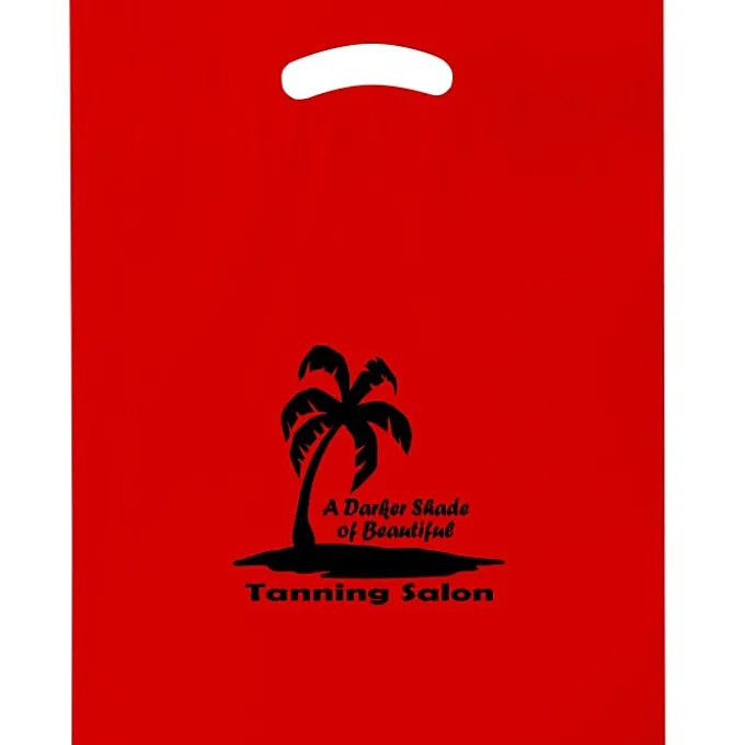 Reinforced Handle Plastic Bag - 15 inches x 12 inches