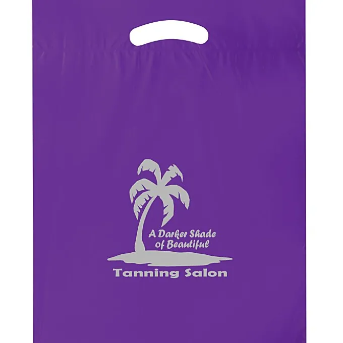 Reinforced Handle Plastic Bag - 15 inches x 12 inches